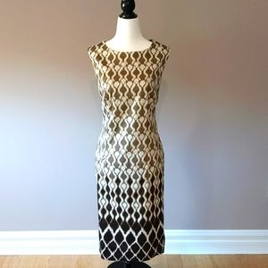 Sleeveless Printed Dress